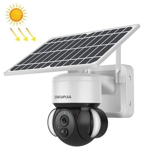SHIWOJIA Waterproof WiFi Solar Dome IP Camera