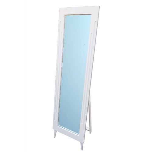 Kellyson Creatives Fixed Standing Mirror - White