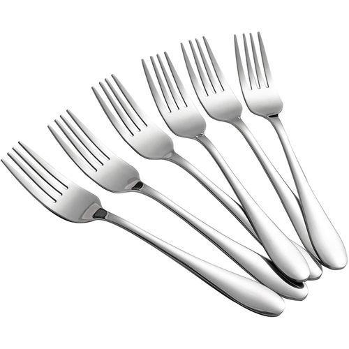Set Of 6Pc Dinner Forks - Silver