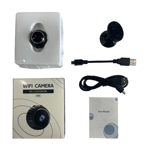 X10 Mini WiFi Camera With Base & USB Snake Tube