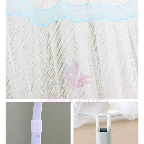 Baby Cot Mosquito Net With Stand -  Cream