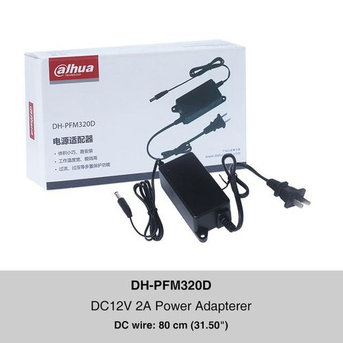 Dc12v 2a Camera Power Adapter Outdoor Waterproof 100&ndash;240 V Cctv Supply Voltage Protection Pfm300 Pfm320d Pfm301