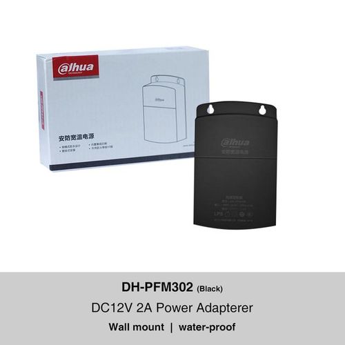 Dc12v 2a Camera Power Adapter Outdoor Waterproof 100–240 V Cctv Supply Voltage Protection Pfm300 Pfm320d Pfm301