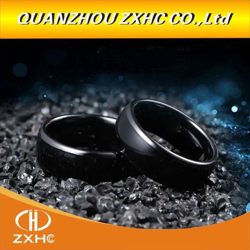 Black Ceramics Smart Finger Ring 125khz/13.56mhz Wear For Men Or Women