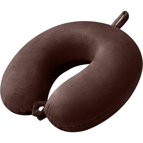 Comfort Classics Soft Neck Travel Pillow - Brown