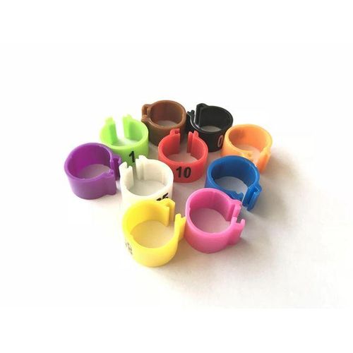2.7mm 3mm 4mm 4.5mm 5mm 8mm 9mm 10mm 12mm 14mm Pigeon Foot Ring Plastic Bird Rings Dove Identification Ring 1-100