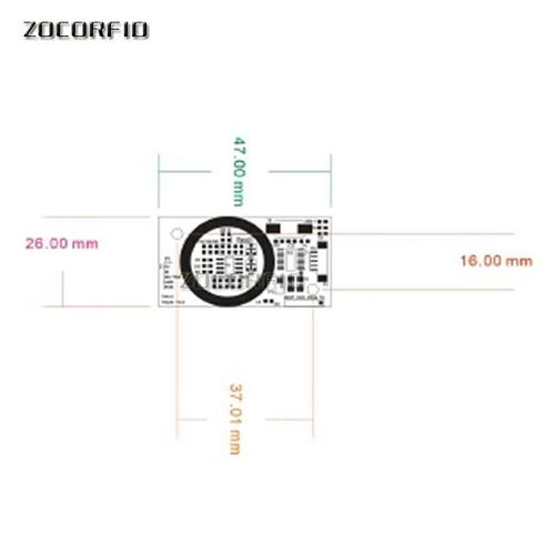 7941e 125khz Embedded Elevator /access Control Read Module / Reader Wg26/34 Out Put Dc5v