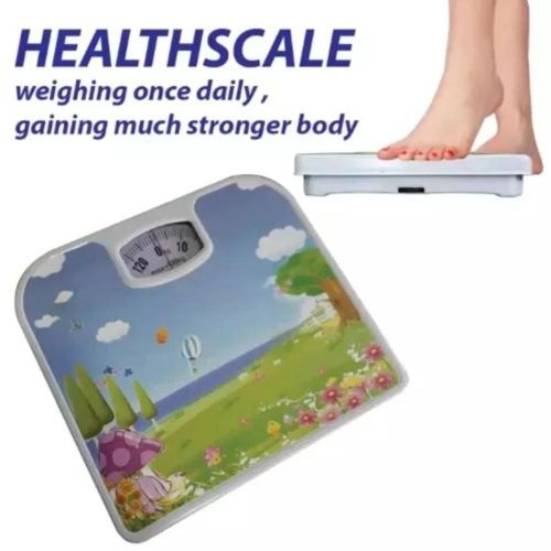 Mechanical Bathroom Weighing Scale 130kg- Color May Vary