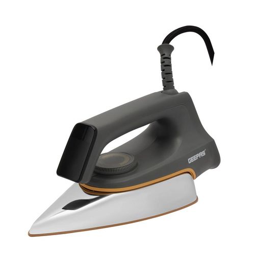 Geepas Non Stick Dry Flat Iron-Silver