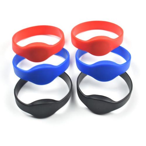 10pcs/lot 13.56mhz Uid Changeable 1k S50 Nfc Bracelet Wristband Chinese Back Door