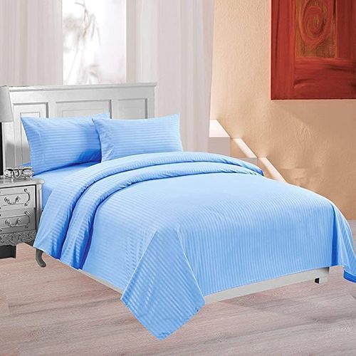 Stripe Satin Cotton Bedsheets