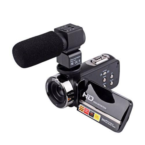 LEBAIQI 24 Megapixels 16X Zoom Full HD 19201080P Digital Video Camcorder Portable 270 Degree Rotation Touch Screen Camera With Nightshot Function. Remote Control And A Stereo Microphone DVR104H