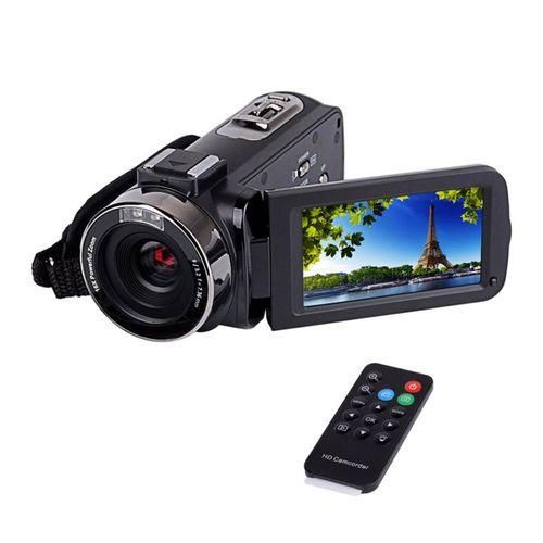 LEBAIQI 24 Megapixels 16X Zoom Full HD 19201080P Digital Video Camcorder Portable 270 Degree Rotation Touch Screen Camera With Nightshot Function. Remote Control And A Stereo Microphone DVR104H
