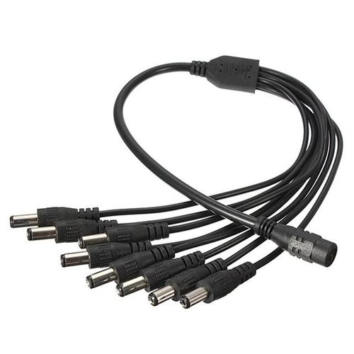 Ahcbivn 12v 5a 8ch Power Supply Cctv Camera Power Box 8 Port Dcpigtail Coat Dc 12v Power Adapter