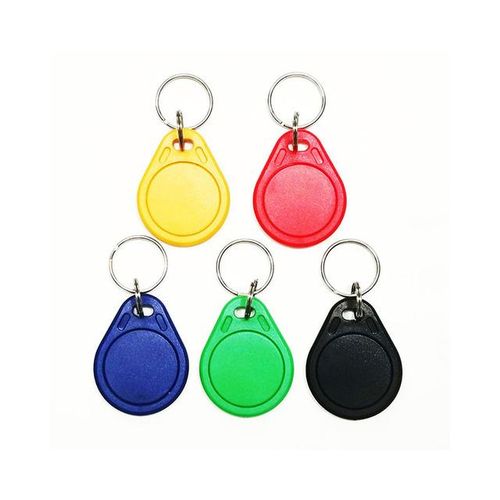 10pcs Keytags Mifare 13.56mhz 14443a M1 S50 Small Smart Ic Key Ring Tag Keyfob Token Nfc Access Control Keycard
