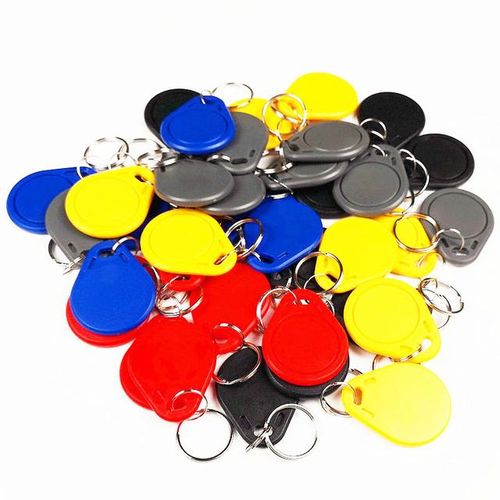 10pcs Keytags Mifare 13.56mhz 14443a M1 S50 Small Smart Ic Key Ring Tag Keyfob Token Nfc Access Control Keycard