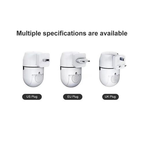 1080p Plug And Play Bulb Camera Home Security Baby Degree Ptz 2.0mp Wifi Indoor Eu Plug Optional Wireless Camera