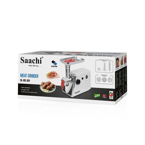 Saachi Electric Meat Grinding Machine -Silver