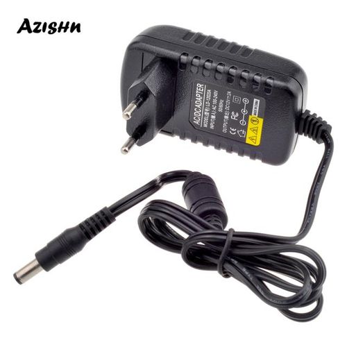 Azishn 12v Dc 2a 24w Output 2000ma Power Supply 5.5mm X 2.1mm Adaptor Ac Input 100v-240v Eu Uk Au Plug For Cctv Ip Camera