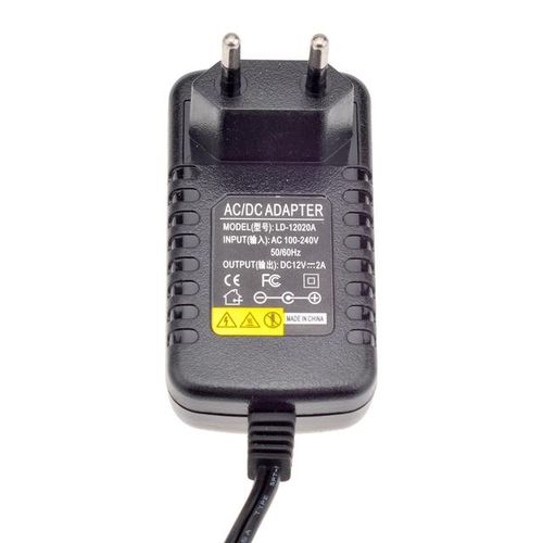 Azishn 12v Dc 2a 24w Output 2000ma Power Supply 5.5mm X 2.1mm Adaptor Ac Input 100v-240v Eu Uk Au Plug For Cctv Ip Camera