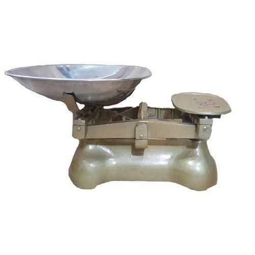 commercial Mechanical Balance Weighing Scale, 6 Stones - Gold