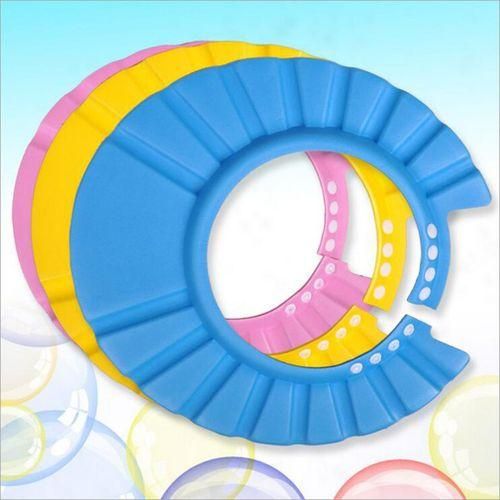 OR Shampoo Protective Cap For Baby Wash Hair Shield Children Bathing Shower Hat Blue