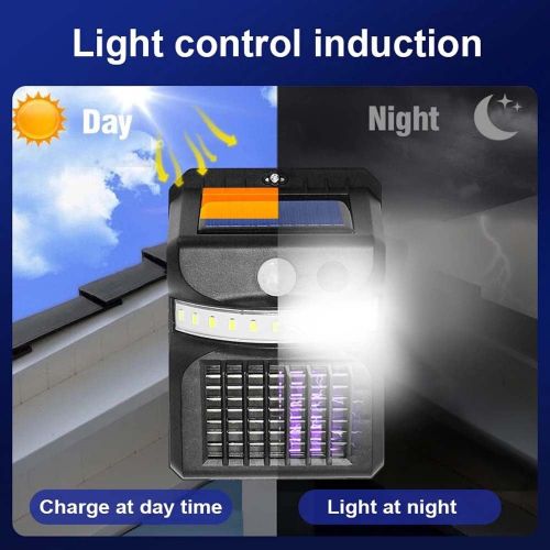 1 Pcs 2 In 1 IP65 Waterproof Mosquito Repellent Garden Wall Light With Motion Sensor