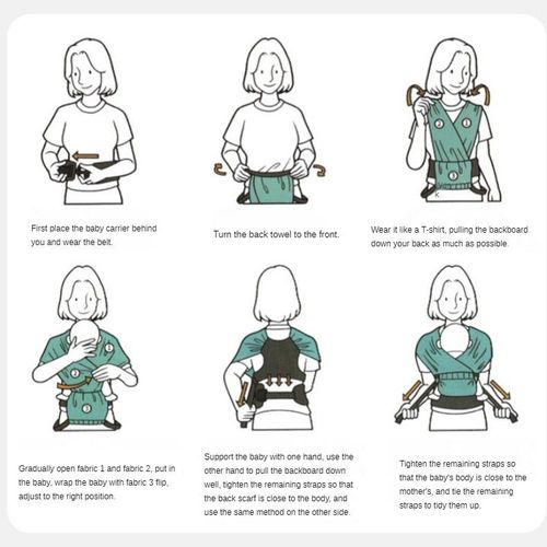 Lightweight Mesh Cloth Crossover Design Front Wrap Baby Carrier For Outdoor Breathable Baby Sling Hand Free Baby Carrier Sling Wrap For Newborn