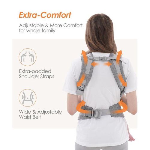 New Non-slip Ergonomic 4 In 1 Baby Carrier Infant Baby Hipseat Carrier Front Facing Kangaroo Baby Wrap