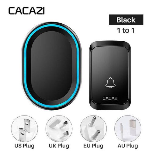 2019 New Wireless Doorbell 58 Chimes Door Ring Bell Led Calling Ac 100-240v 300m Range Eu Uk Au Plug Door Bell