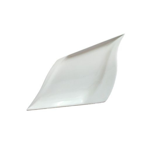 Other 6 Pcs Square Curved Dinner Plates- white
