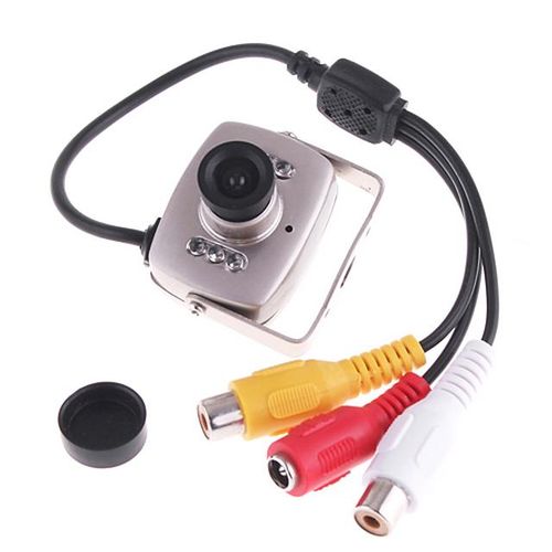 940nm Night Vision Camera 600tvl Mini Cvbs Super Color Security Camera Video Audio Indoor Surveillance Cameras