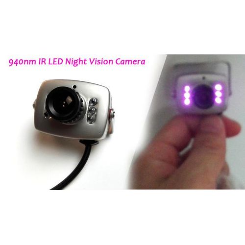 940nm Night Vision Camera 600tvl Mini Cvbs Super Color Security Camera Video Audio Indoor Surveillance Cameras