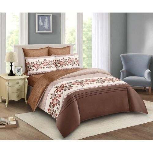6*6 Duvet Set With 1 Bedsheet 2Pillowcases-Gray