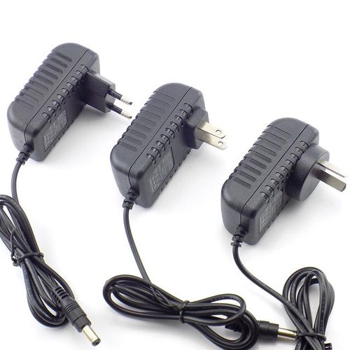 5.5mmx2.5mm Dc Plug Ac To Dc Power Supply Adapter 12v 2a 100-240v Charger Adapter For Cctv Led Strip Lamp Eu Au Uk Plug