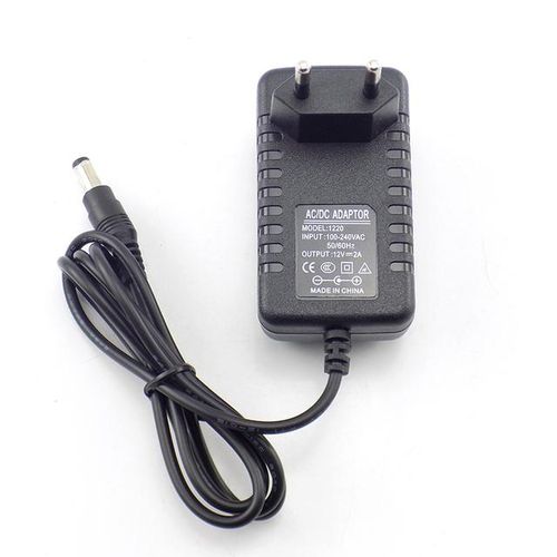5.5mmx2.5mm Dc Plug Ac To Dc Power Supply Adapter 12v 2a 100-240v Charger Adapter For Cctv Led Strip Lamp Eu Au Uk Plug