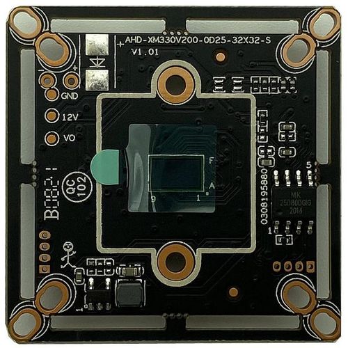 1920*1080 1080 2.0mp Ahd Camera Module Board Xm330f37 M12 Lens Ircut 38*38mm Utc Bnc Dc 12v Cctv Security Surveillance