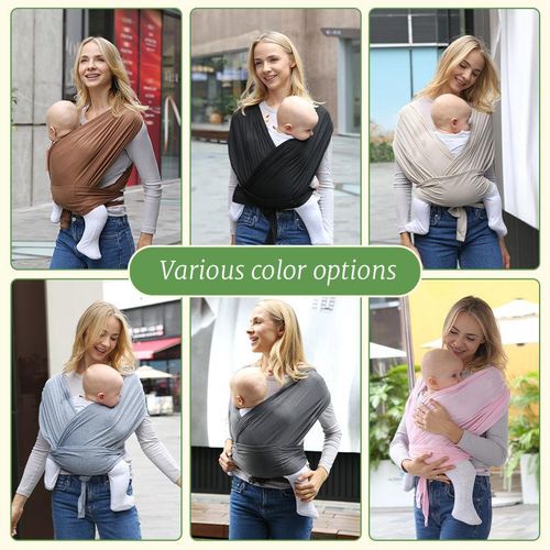 New Arrival X-Style Baby Sling Easy Front Baby Carrier For Newborns Multi-Functional Baby Carrier For Travel (Beige)