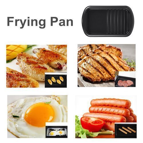 Unique 3 In1 Home Breakfast Machine Coffee Maker Frying Pan Bread - Black