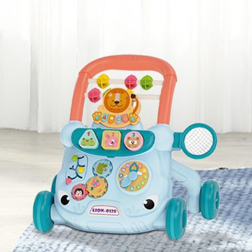 Baby Push Walking Toy Multifunctional Educational For Blue