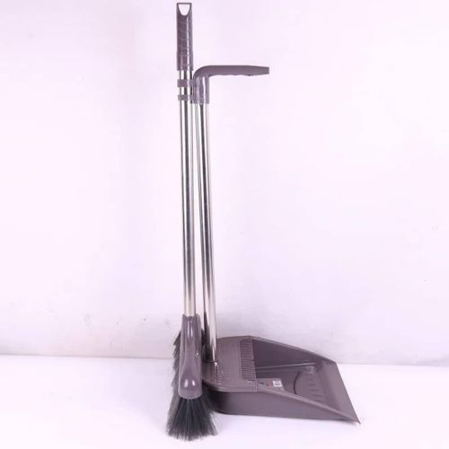 Brush For Sweeping And Dust Pan For Collecting Rubbish - Blue