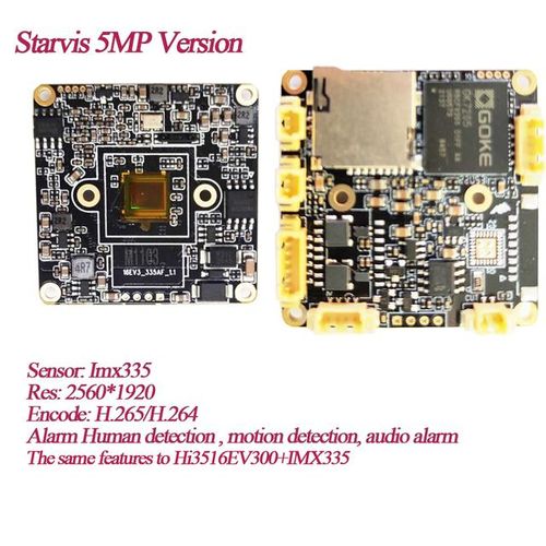 H.265 8mp 4k Starlight Wireless Ip Camera Module 5mp Human Detection Wifi Network Camera Board Two Way Audio Tf Rtsp