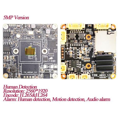 H.265 8mp 4k Starlight Wireless Ip Camera Module 5mp Human Detection Wifi Network Camera Board Two Way Audio Tf Rtsp