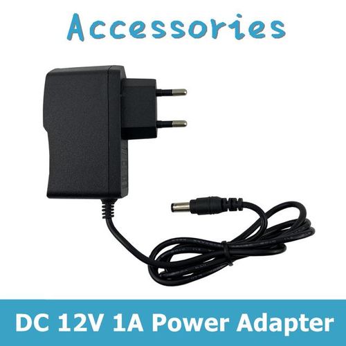 Camera Power Adapter Ac 100-240v Dc 12v 1a For Cctv Ip Ahd Analog Camera 2.1mm * 5.5mm