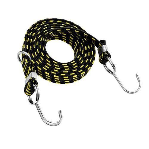 Stretch Elastic Bikes Luggage Hanging Rope Belts Strap With Yellow 1m