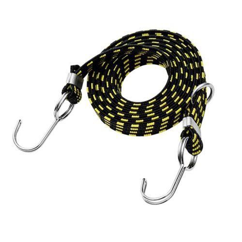 Stretch Elastic Bikes Luggage Hanging Rope Belts Strap With Yellow 1m