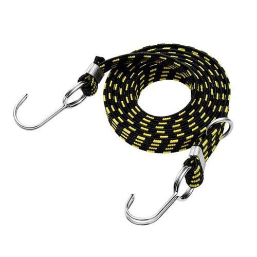 Stretch Elastic Bikes Luggage Hanging Rope Belts Strap With Yellow 2m