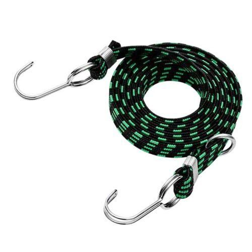 Stretch Elastic Bikes Luggage Hanging Rope Belts Strap With Green 1m