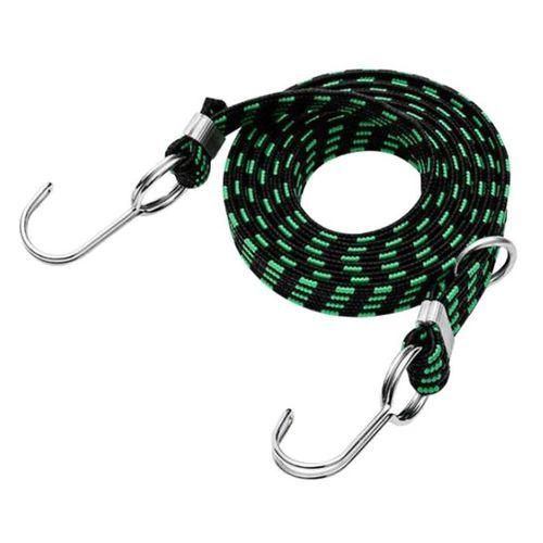 Stretch Elastic Bikes Luggage Hanging Rope Belts Strap With Green 1m
