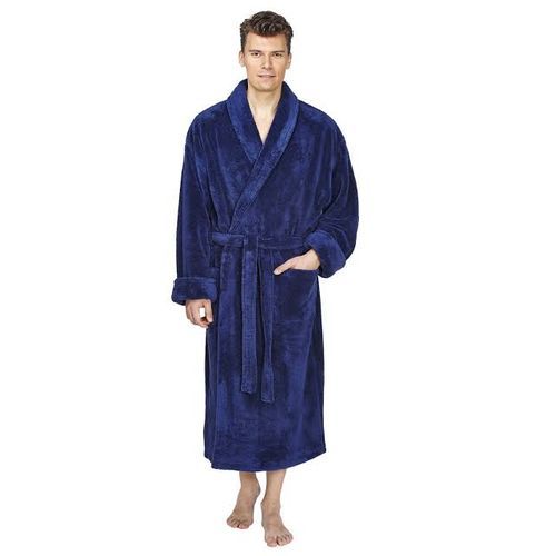 Cotton Bathrobe - Blue